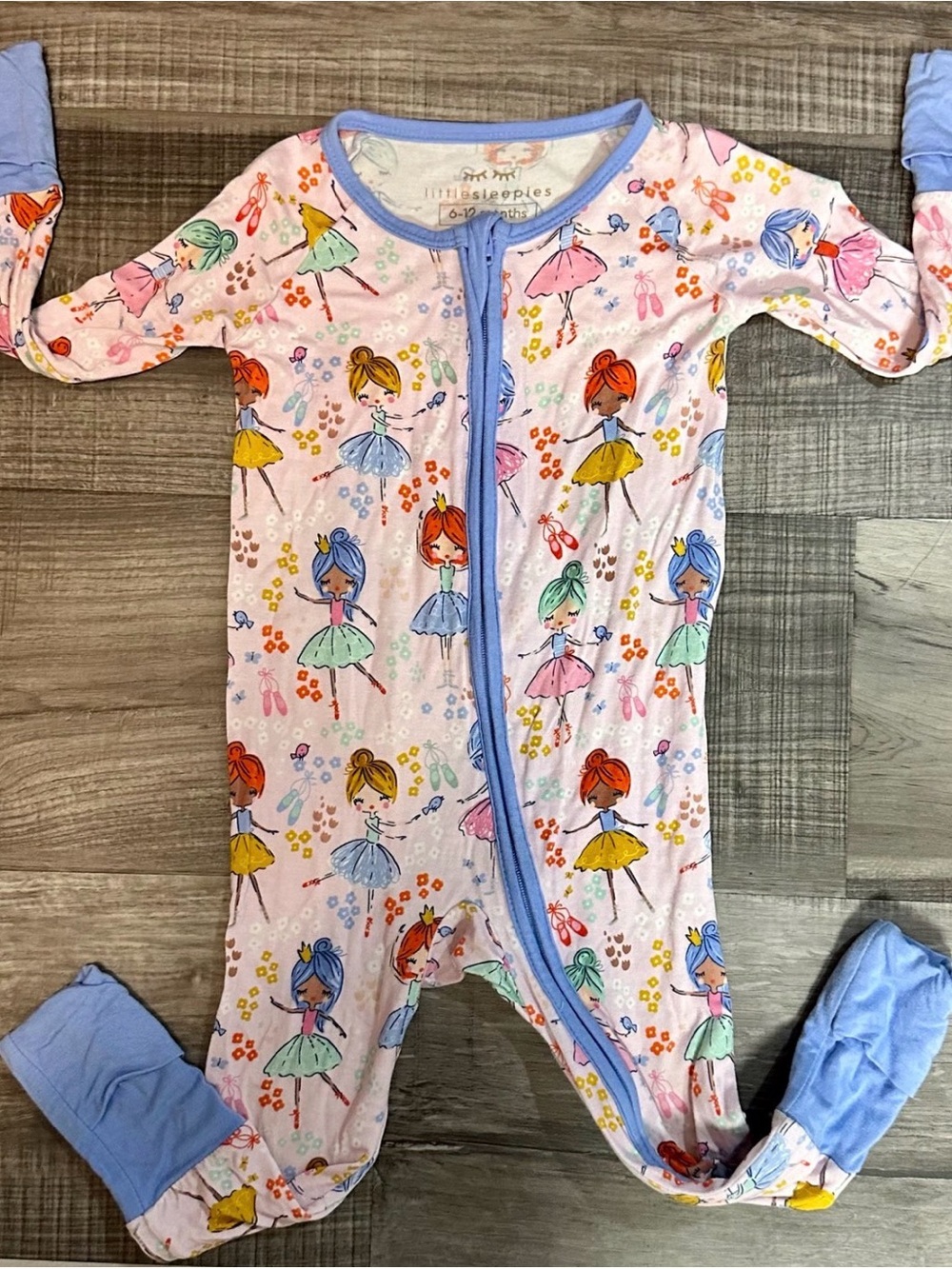 Little Sleepies Prima Ballerina convertible zippy